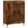 Highboard Smoked Oak 69.5 X 34 X 180 Cm Particleboard