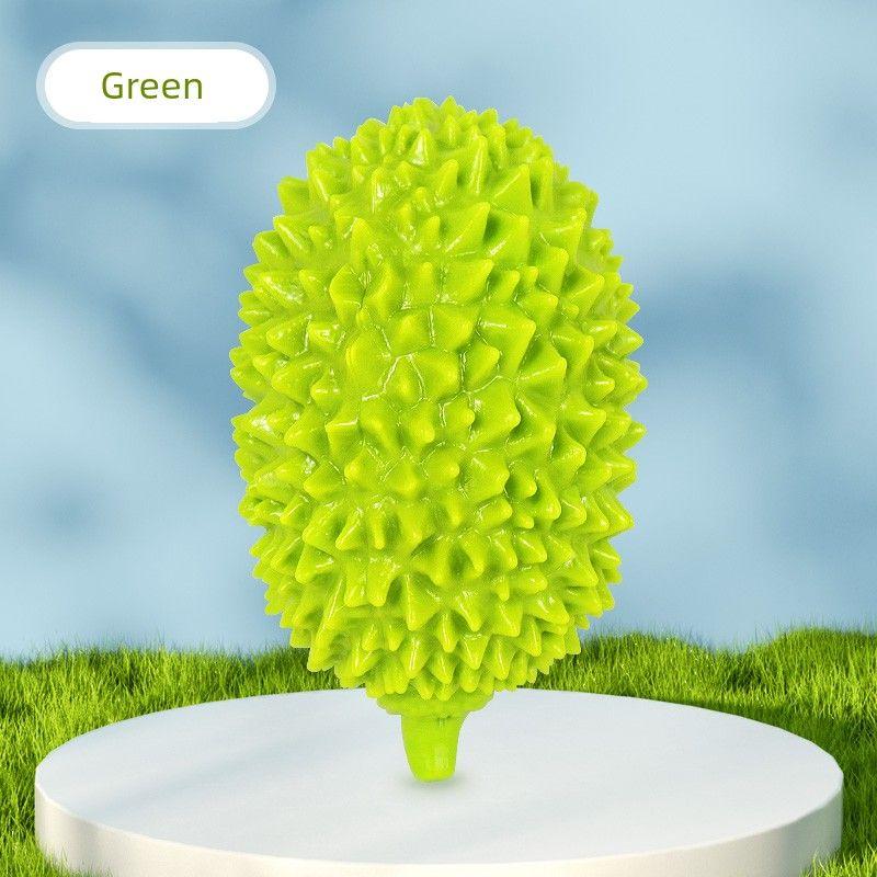 

Dog Toy Artificial Durian Sound Molar Long Lasting Toy Ball Small and Medium-Sized Dogs Border Collie Tooth Cleaning Pet Supplies Durian Green