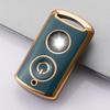 Gold Edge Key Cover for Yamaha NVX155, QBIX, AEROX Motorcycles