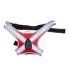 LED Illuminated Dog Harness Light Up Vest for Pet Dog Night Walking USB Rechargeable Adjustable Lightweight Red
