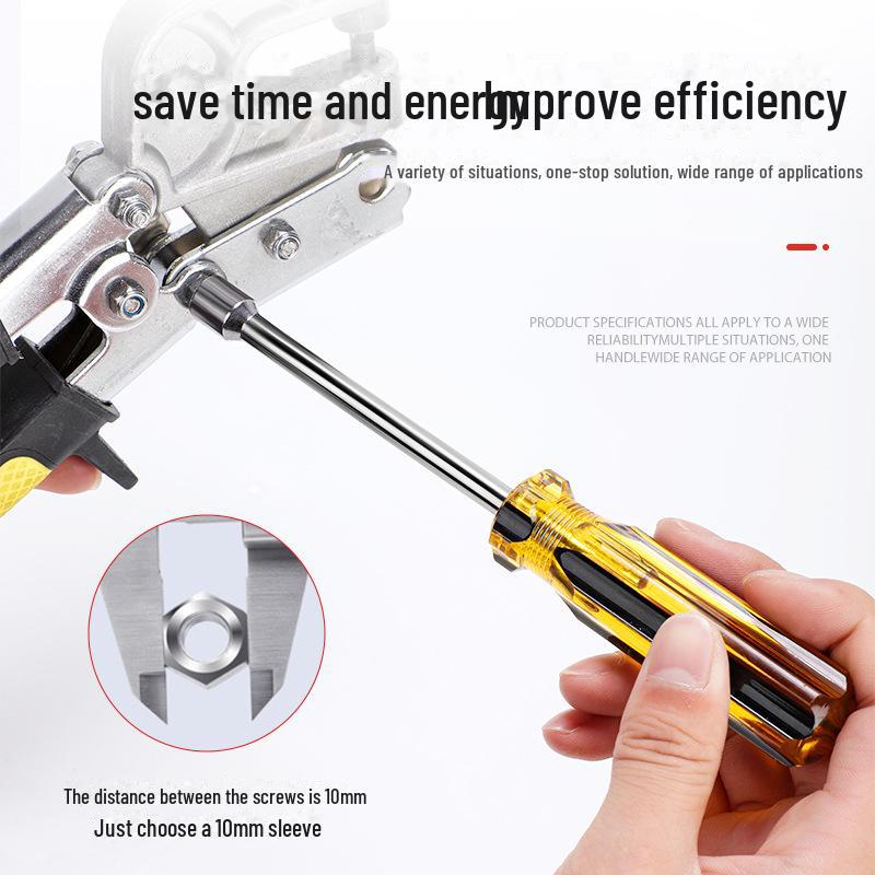 Hexagon Socket Screwdriver & Wrench Set (5.5, 7, 8, 10, 14mm)