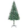 Artificial Christmas Tree Green 180 cm PVC and Steel