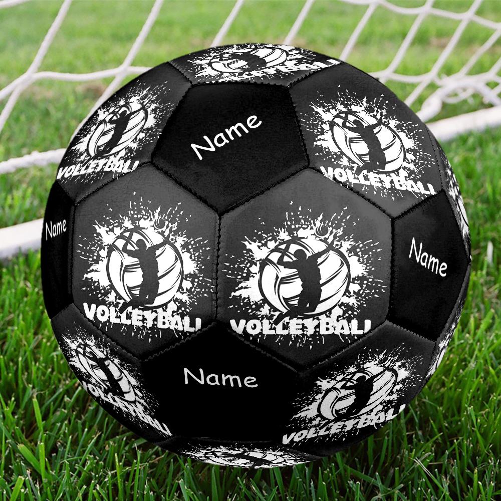 Custom Name volleyball Theme Size 5 Soccer Ball, Suitable for Both Indoor and Outdoor Matches, a Gift Suitable for Everyone.