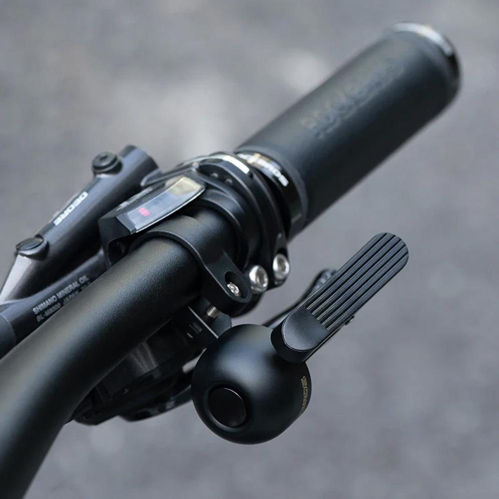 Bicycle Bell for the Right Side of the Handlebar - Black