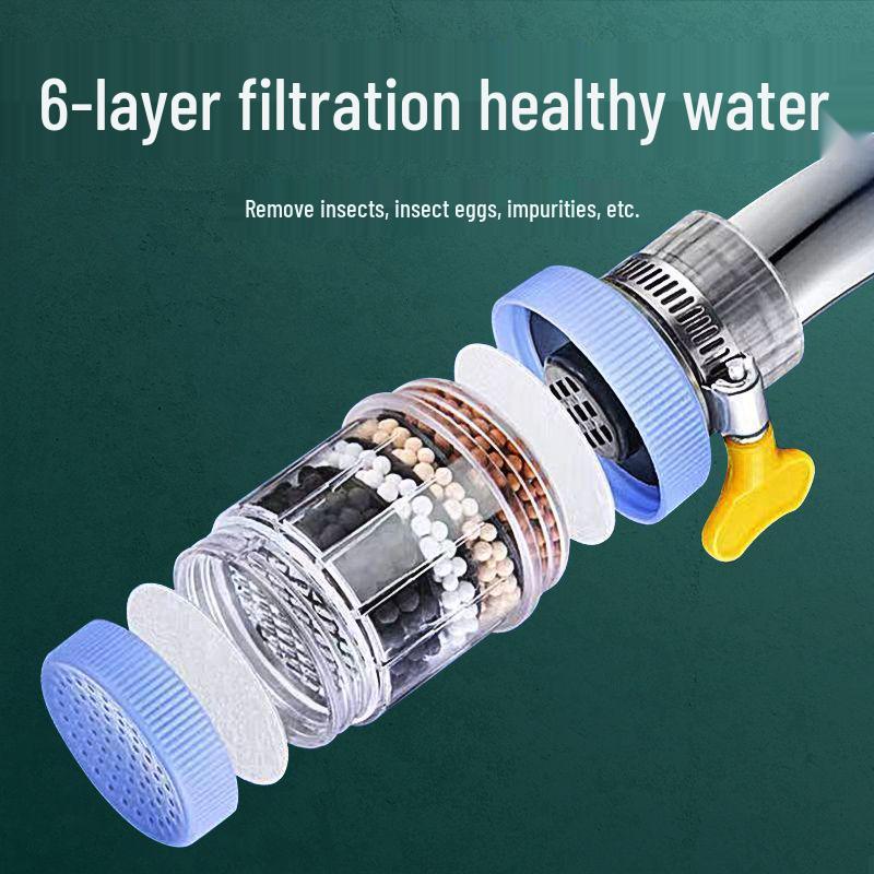 Universal Detachable Tap Water Filter Nozzle with Anti-Splash Kitchen Sprinkler