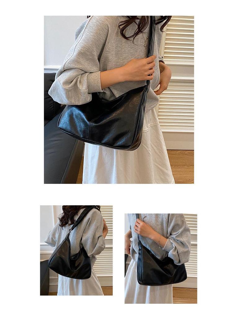Women's Large Capacity Korean Style Tote and Crossbody Handbag