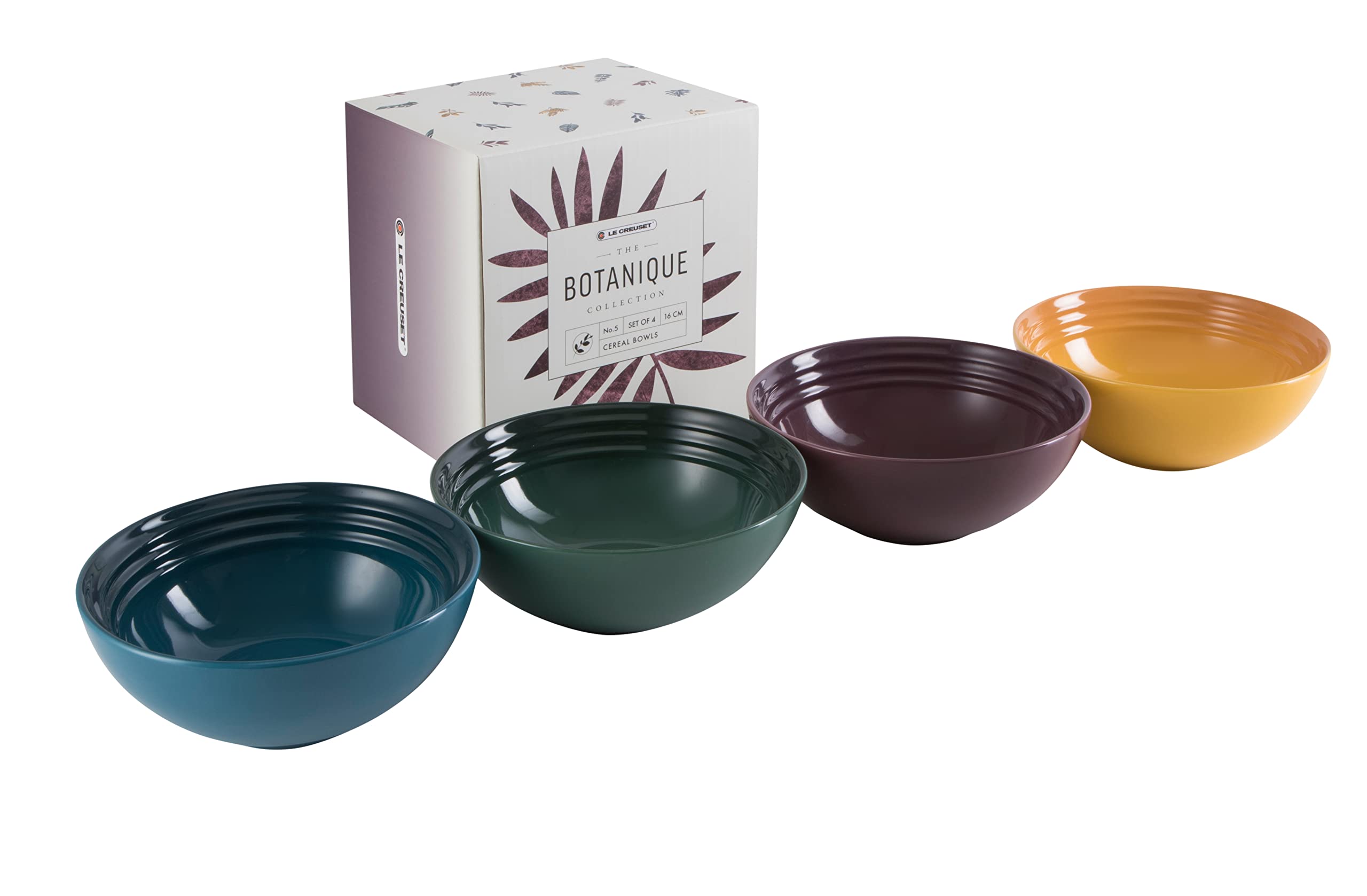 Le Creuset Cereal Bowl 16cm (Set of 4) Botanique Collection