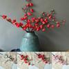 Simulation Silk Plum Artificial Flowers Plum Blossom Branch Fake Flower Plant Wedding Living Room Home Office Decoration