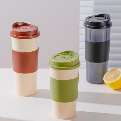 Convenient Portable Heat-insulating Drinking Cup with Lid