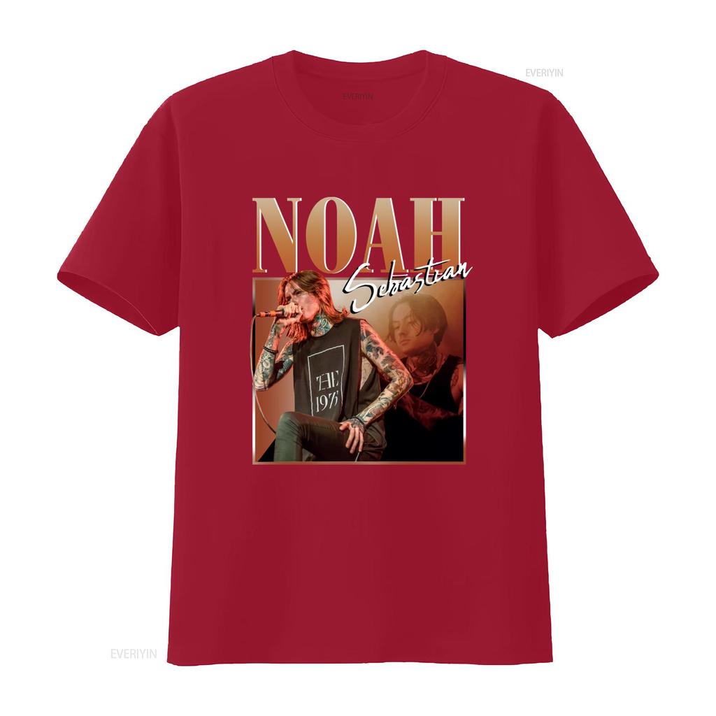 Noah Sebastian Vintage 90s T Shirt Merch Bad Omens Retro Homage Bootleg vintage Washed Casual homme designer clothes Stylish