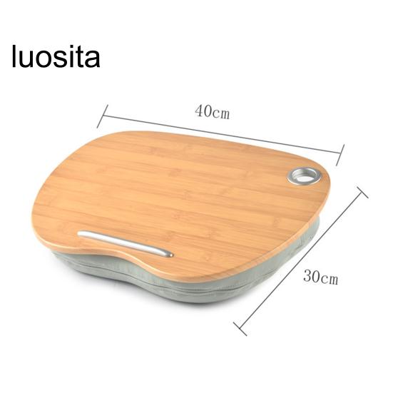 Portable Lap Desk, Sturdy Cushion Device Holder, Non-deformable, Wear-Resistant, Adjustable Multi-purpose Lap Desk