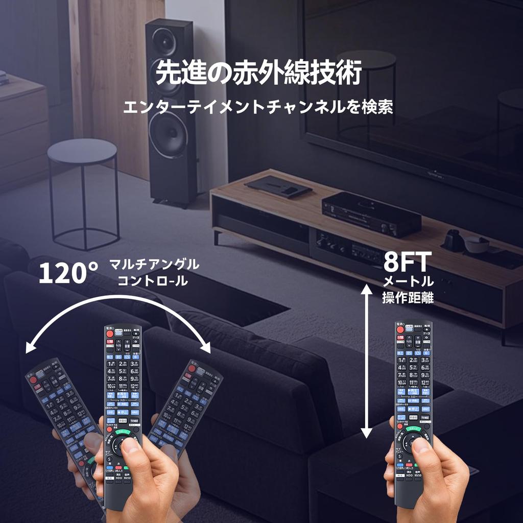 Panasonic Remote Control N2QAYB001056 for Panasonic Recorder Remote Control Panasonic Bdir6 Remote Control DIGA Remote Control Blu-ray Blu-ray