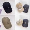 Geometric Letter Embroidered Baseball Cap With Sun Protection For Casual Wear