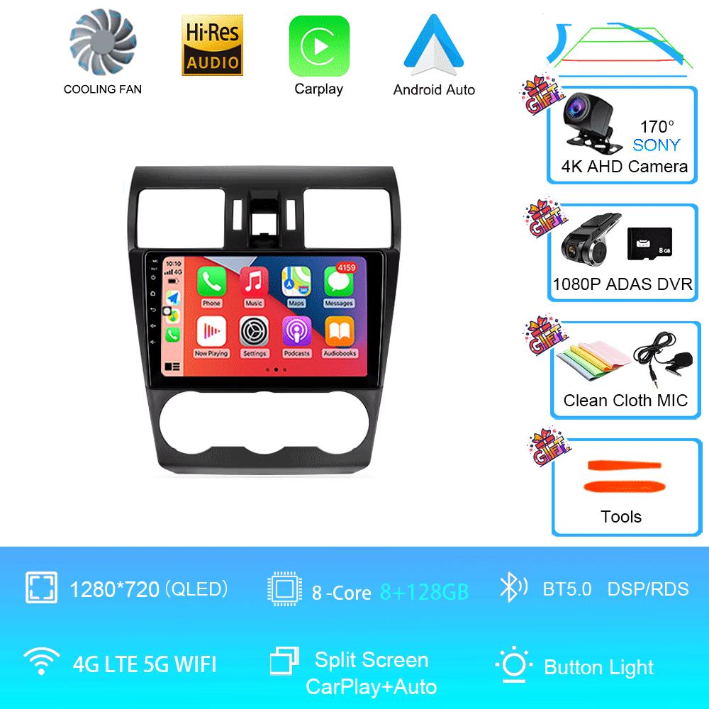 Car Radio Android 14 Stereo For Subaru Forester XV WRX 2012- 2015 For Impreza Multimedia Video Player Navigation GPS Head Unit