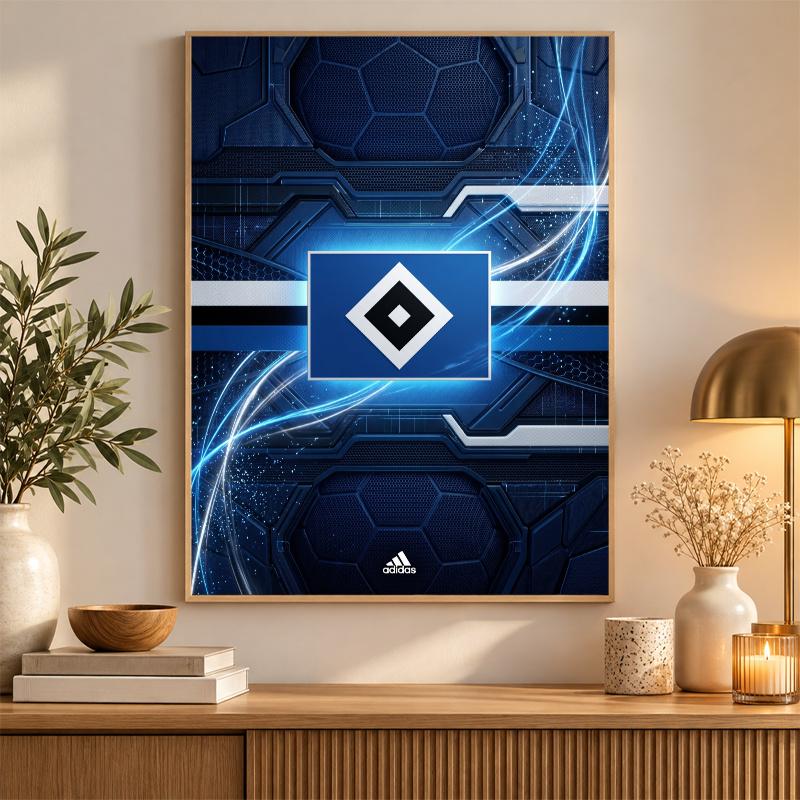 Hamburger SV Football Diamond Painting Kit 5D Full Drill DIY Diamond Mosaic Wall Art Home Decor