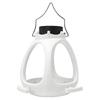 Comedero Colgante Duradero para Pájaros Bandeja de Plástico Visible Tamaño Grande Múltiples Perchas para Alimentarse Uso en Exteriores