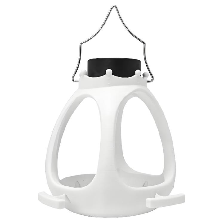 

Durable Hanging Bird Feeder Plastic Tray Visible Large Size Multiple Feeding Perches Outdoor Use 1