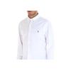 Polo Ralph Lauren Embroidered Colorful Logo Slim Fit Cotton Long Sleeve Shirt Men Shirts White 710549084006BSRWHITE