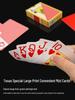 Carte da Gioco da Poker in PVC Impermeabile con Stampa Grande Texas - Durevoli e Resistenti allo Sbiadimento