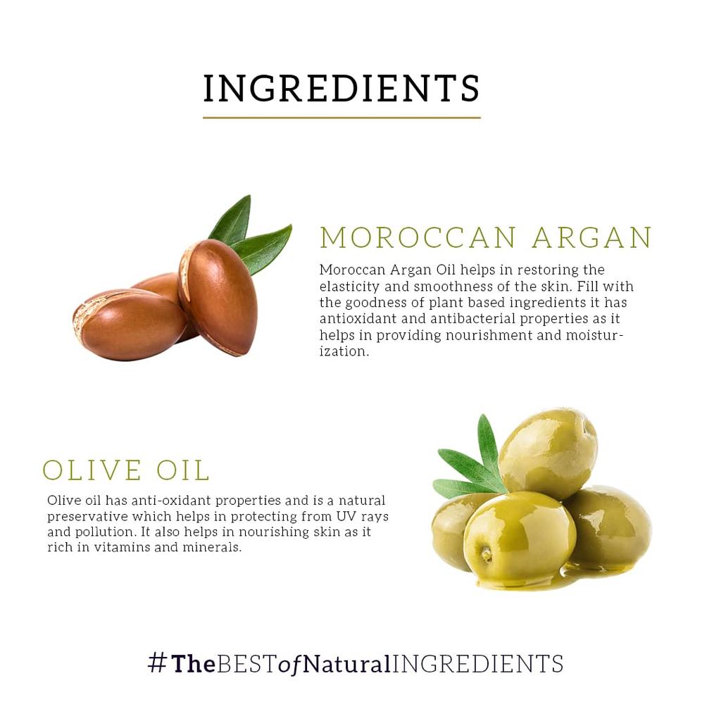 Khadi Natural Powered Botanics Moroccan Argan Shampoo 310 Ml For Dry Frizzy Hair Paraben Silicone Sulphate Free