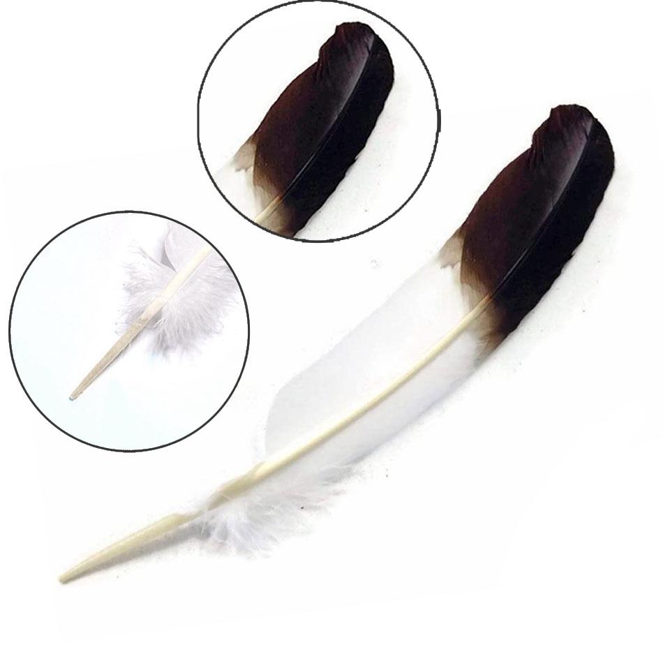 10Pcs Natural Plume White Black Turkey Feathers For Crafts Home Diy Feather Party Wedding Decoration Accessories 25-30Cm