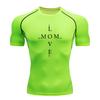 Men's Compression Fitness Sports T-Shirt, Trendy Letter MOVE