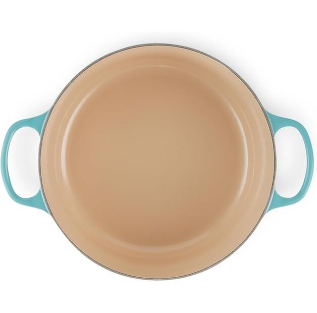 Cast Iron Roaster Le Creuset Signature Round 28 Cm Caribbean 6.7 L (21177281702430)