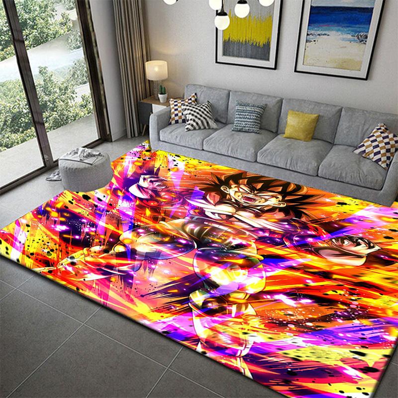 Dragon Ball Kids Bedroom Cartoon Carpetanime soft washable cartoon floor carpet