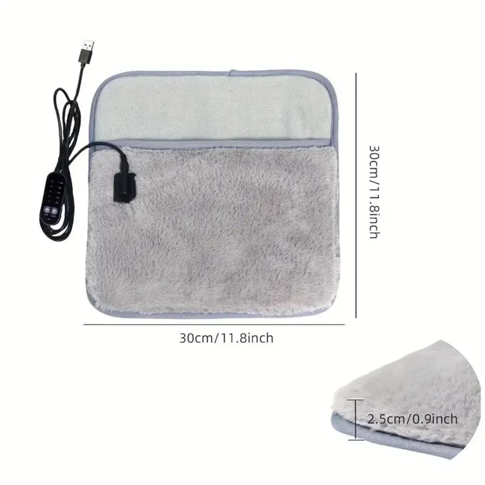 

Cozy USB Heating Pad×1 For Polar Fleece 30*30cm Adjustable Temperature 35°C To 55°C Cozy USB Heating Pad: 5 Temperature & Timers China Mainland