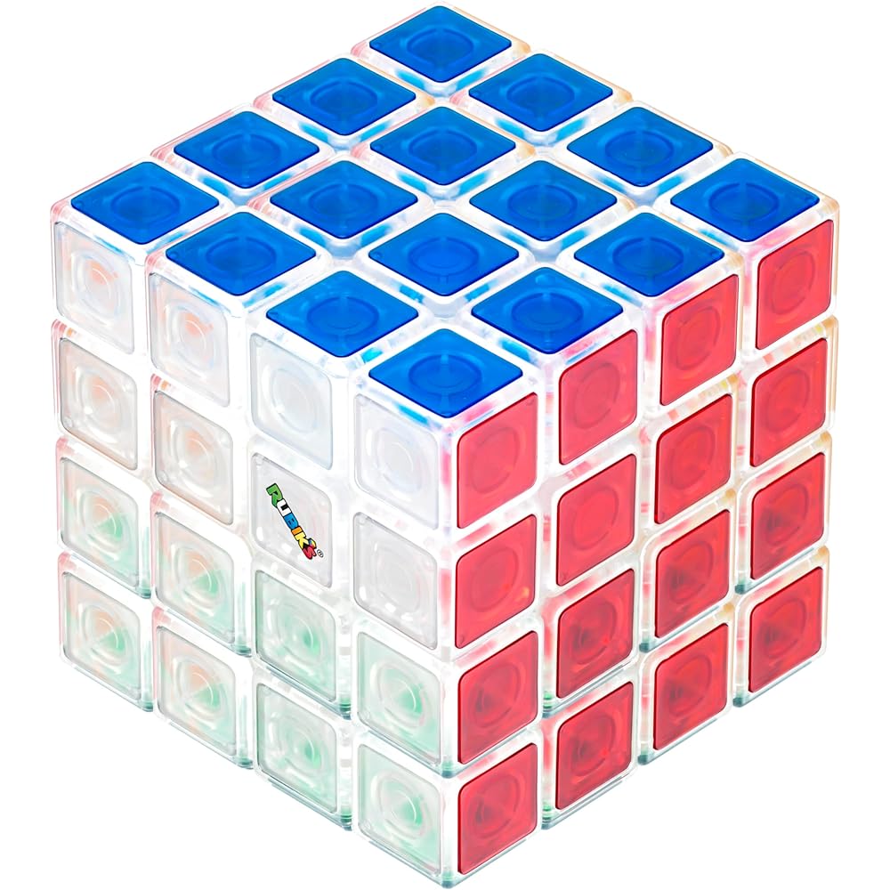 MegaHouse Crystal Rubik s Cube 4x4 Puzzle Game Colorful Design Educational Toy