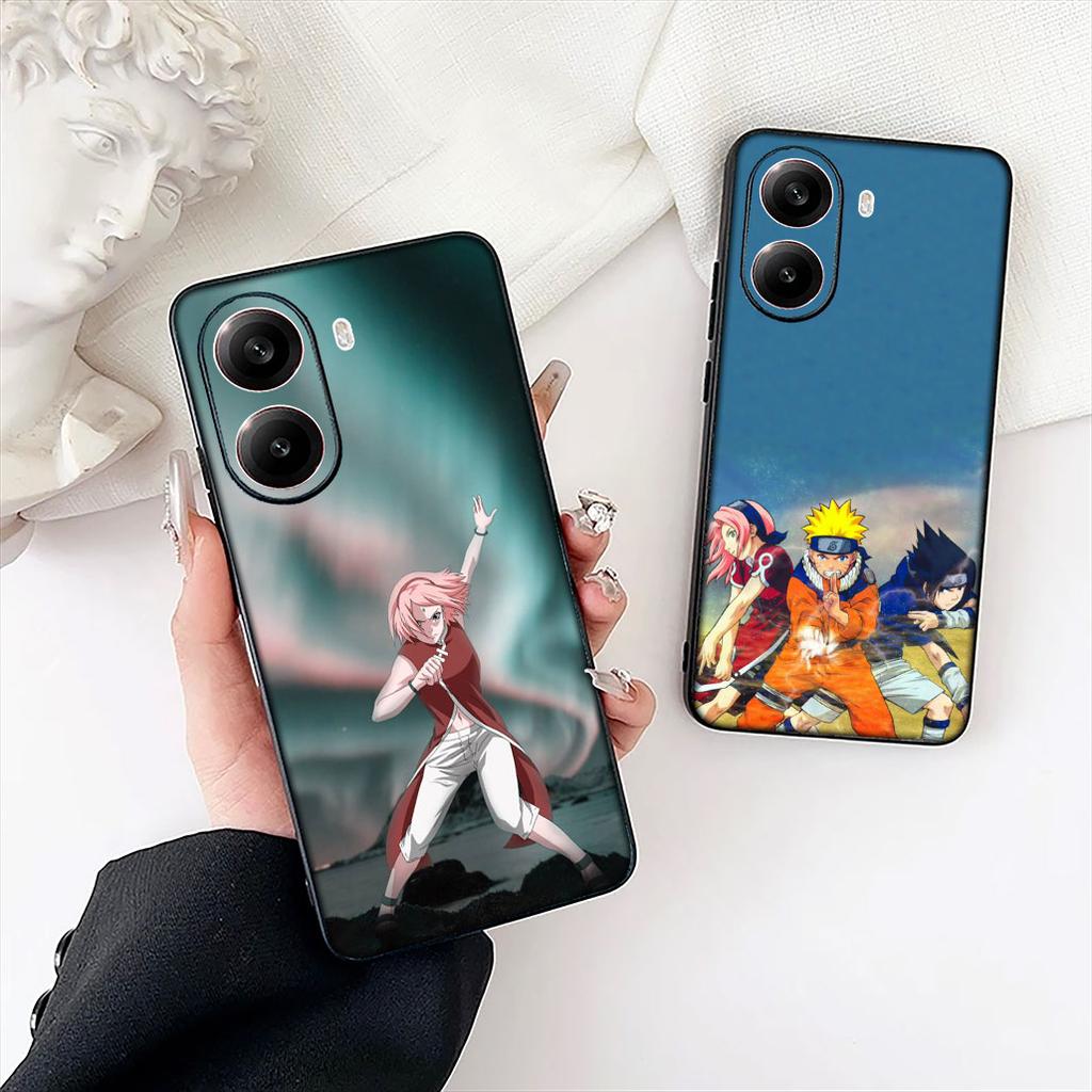 Haruno Sakura Narutos Uchiha Sasuke Phone Case for Apple iPhone 16 17 Air 14 15 Pro Max Plus 16+ 16E 14+ ProMax Cover Casing
