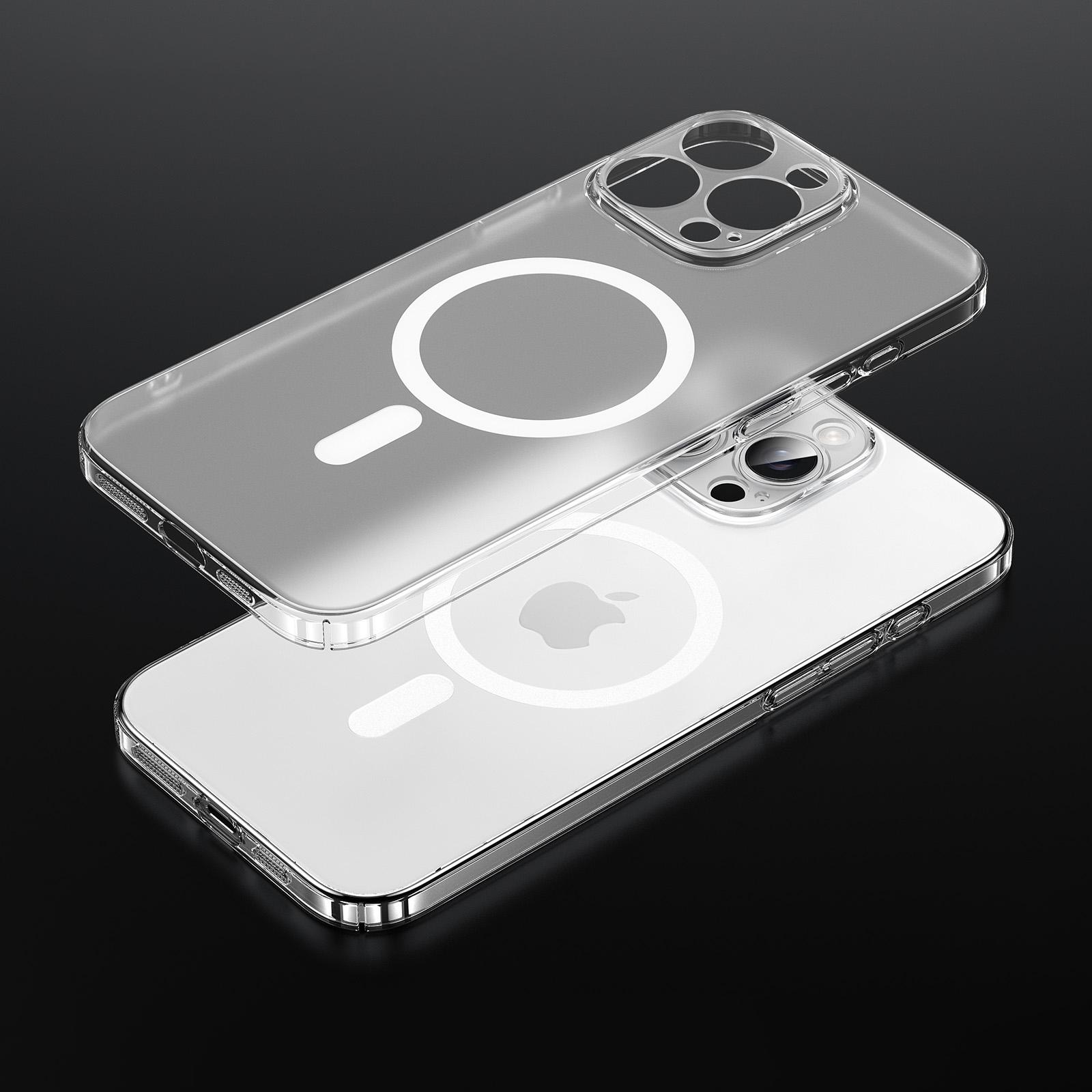 SULADA For iPhone 16 Pro Max Case Compatible with MagSafe PC+TPU Matte Translucent Back Cover A