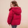 October Mommy Kids' Festive Thick Hooded Padded Jacket