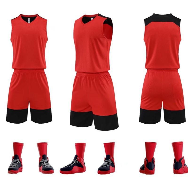Basketball Uniforms Mens and Womens Class Uniforms Breathable Athletic Jerseys Student Color Matching Competition Uniforms Training Uniforms