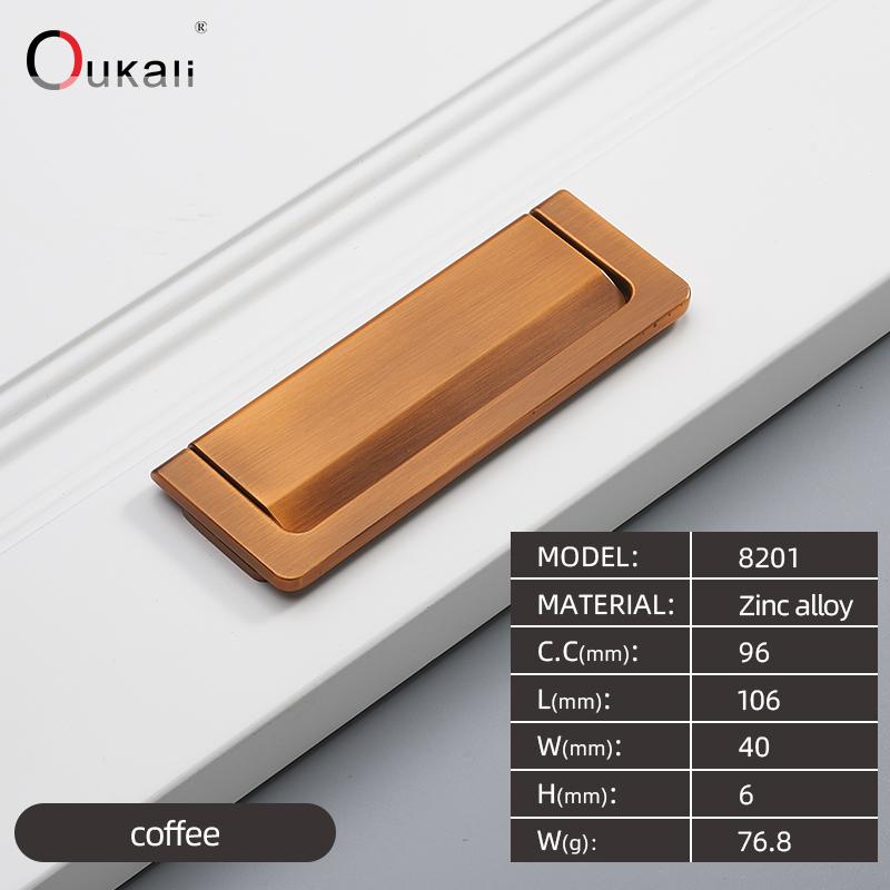 Modern Gold Finish Drawer Cabinet Handle Kitchen & Bedroom Dresser Door Pulls Office Use