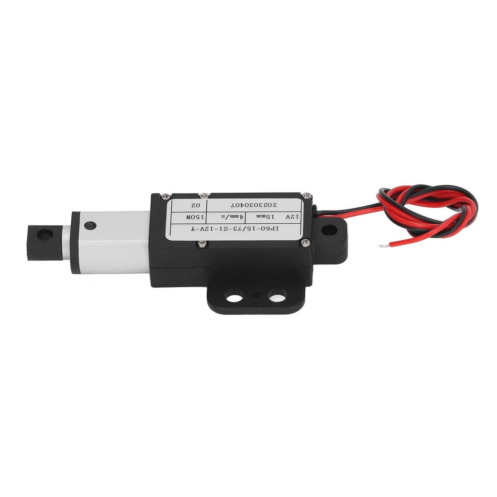 Electric Micro Linear Actuator 150N Aluminum Alloy 15mm Stroke Mini Motion Actuator for Industry 12V IP60YR