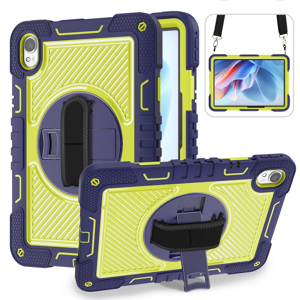 For Huawei MatePad 11.5 S Case Silicone+PC Kickstand Tablet Cover with Shoulder Strap