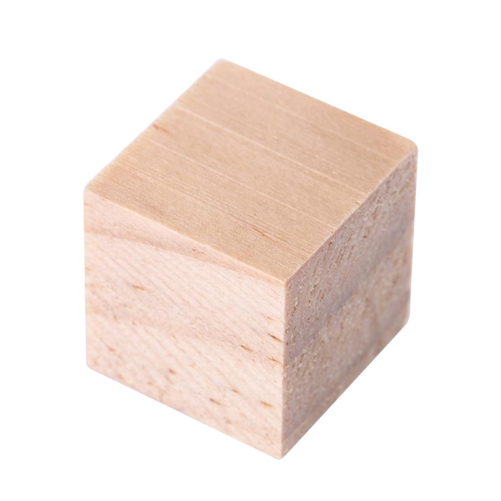 50Pcs Natural for Crafts Woodcrafts Toy Home Decor 10mm