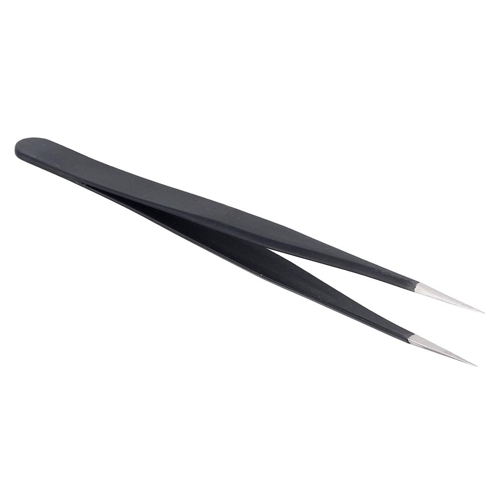 Static Resistant Tweezer Stainless Steel Eyebrow Tweezer Non Magnetic for Electronics Repair