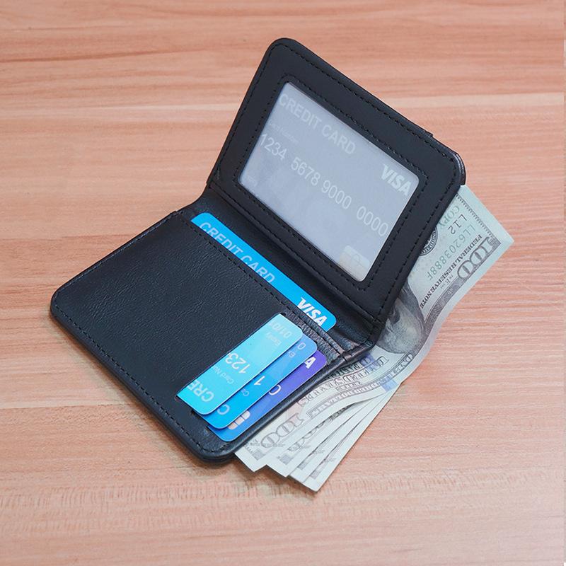 New Portable Super Slim Soft Wallet PU Leather Mini Credit Card Wallet Purse Card Holders Men Wallet Thin Small Short Wallets