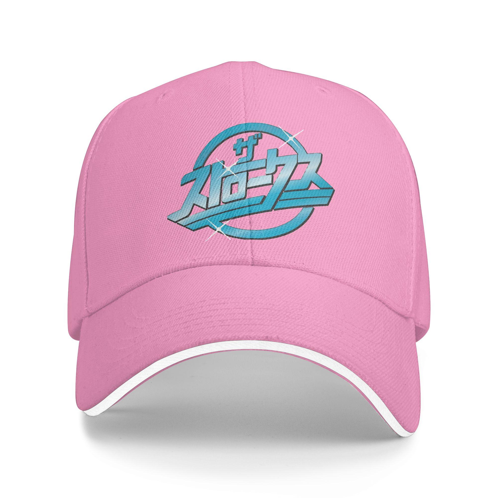 The Strokes Band Sonnen-Baseballkappe Sommerlich Lässig Trucker-Hut Für Unisex-Jugendliche Kpop Rock Snapback-Kappe One Size pink
