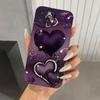 Lila Herzförmiges Design Case Für Samsung S26 Ultra 5G Cases Galaxy A56 A55 A54 A36 A35 A34 S25 S24 S23 S22 Plus S21 FE Abdeckung