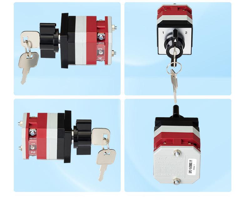 Zhuochao LW12-16/D0083.1Y Three-Gear Locking Changeover Switch