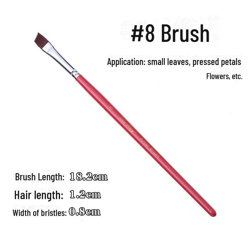 17-Piece Face Painting Brush Set for Various Artistic Techniques Like Line Work, Embossing, Blending, and More.