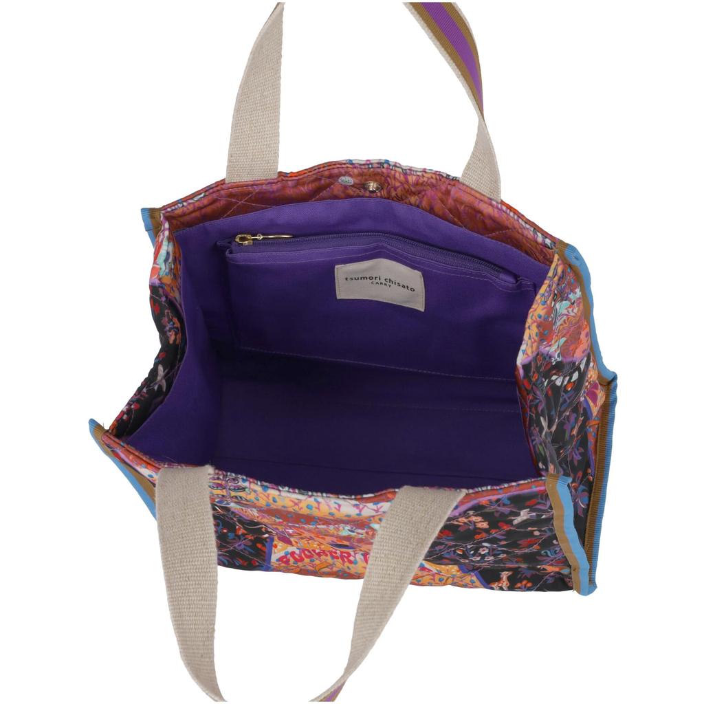 Tsumori Chisato Garden Golf Club Quilt Handbag, Purple