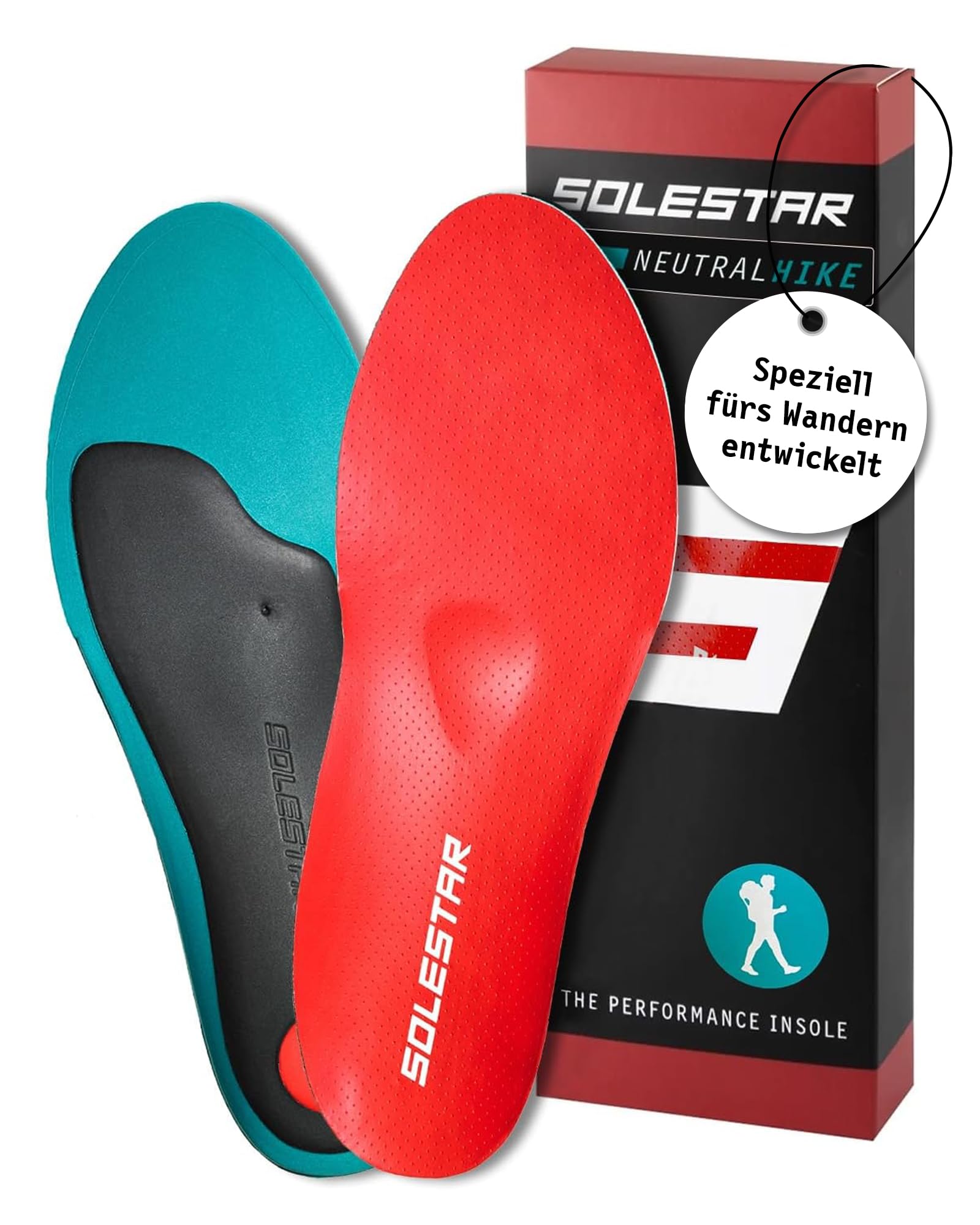 [SOLESTAR] 03. Ширина 8,7 см / Длина 24,0 см НЕЙТРАЛЬНЫЙ ПОХОД Neutral Hike Красный