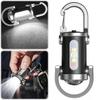 LED Portable Keychain Mini Flashlight Multifunctional Floodlight with Hook Suitable for Hiking, Reading, Fishing, Camping, and Emergency Use
