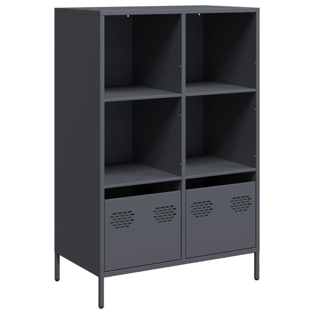Highboard Anthracite 68x39x103.5 cm Steel