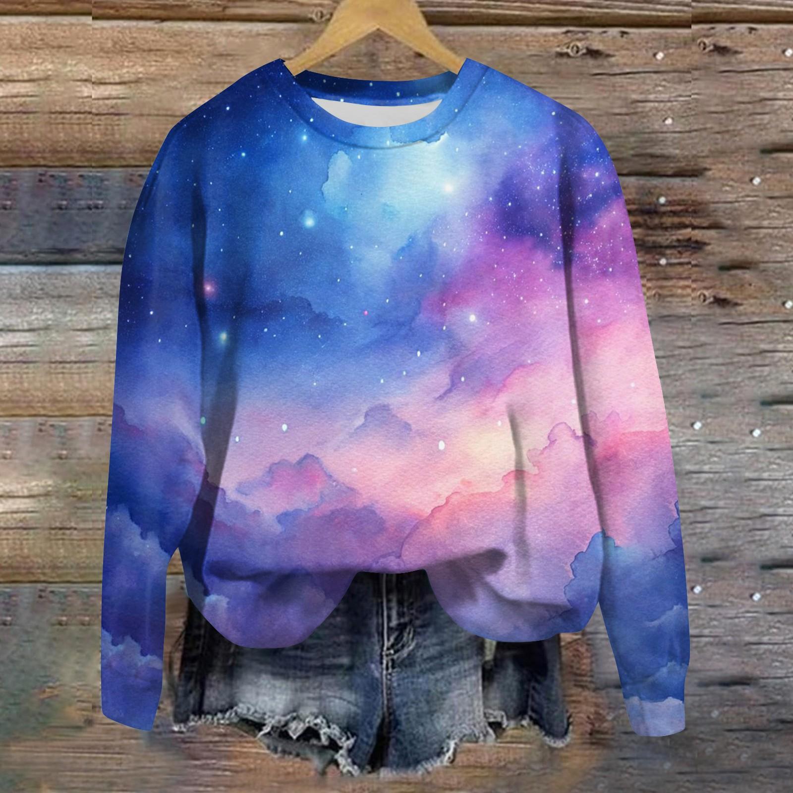 

Женская свободная повседневная толстовка с круглым вырезом и длинными рукавами, модный топ с длинными рукавами XXXXL