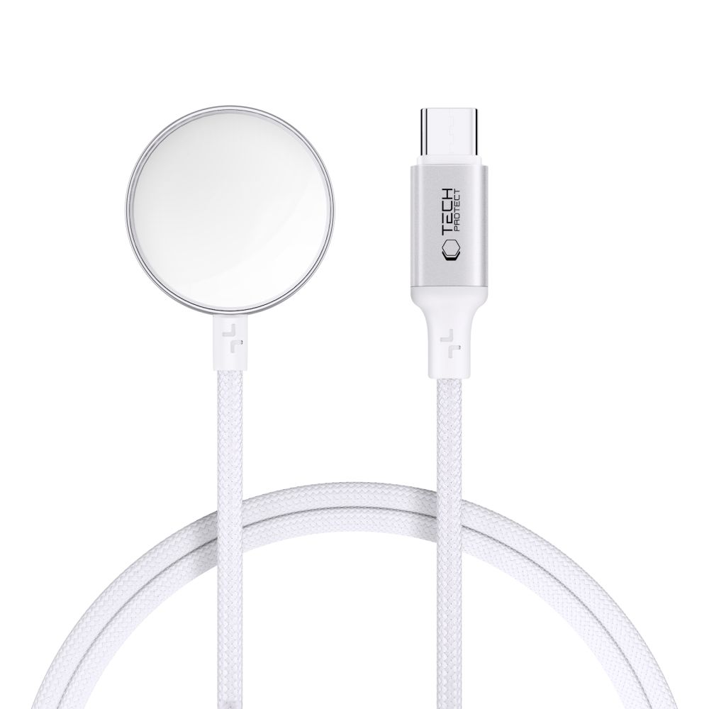 Ładowarka Indukcyjna Do Apple Watch Usb-C 3W 1M - Biała - Bild 5